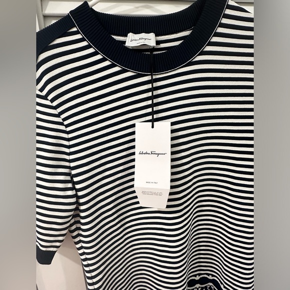 Nautical Salvatore Ferragamo Brand New Dress - Picture 3 of 5